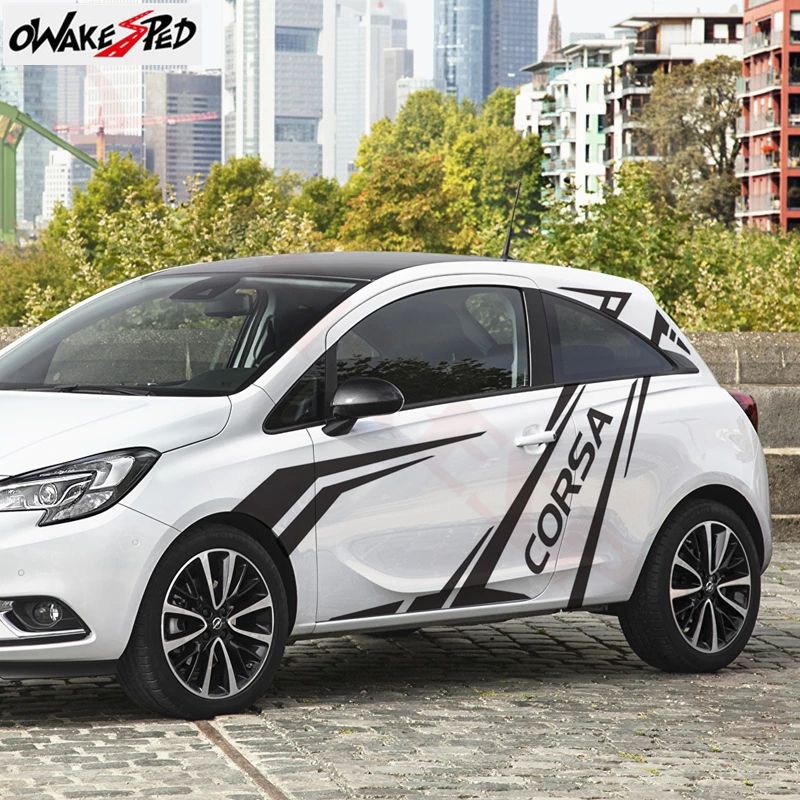Jual sticker mobil opel corsa / stiker list body mobil opel corsa ...