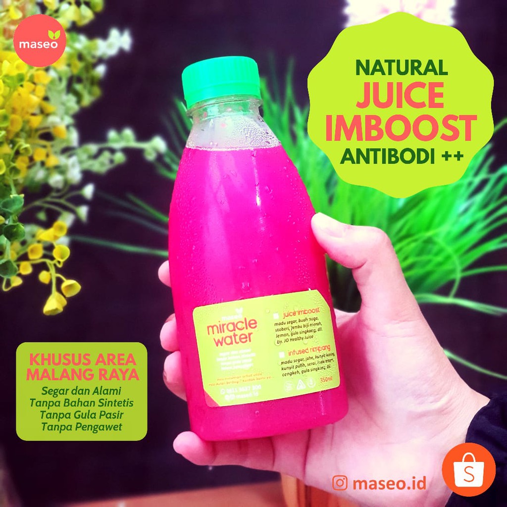 Jual Juice Imboost 350ml Jus Buah Segar Sehat Manis Tanpa Gula Pasir ...