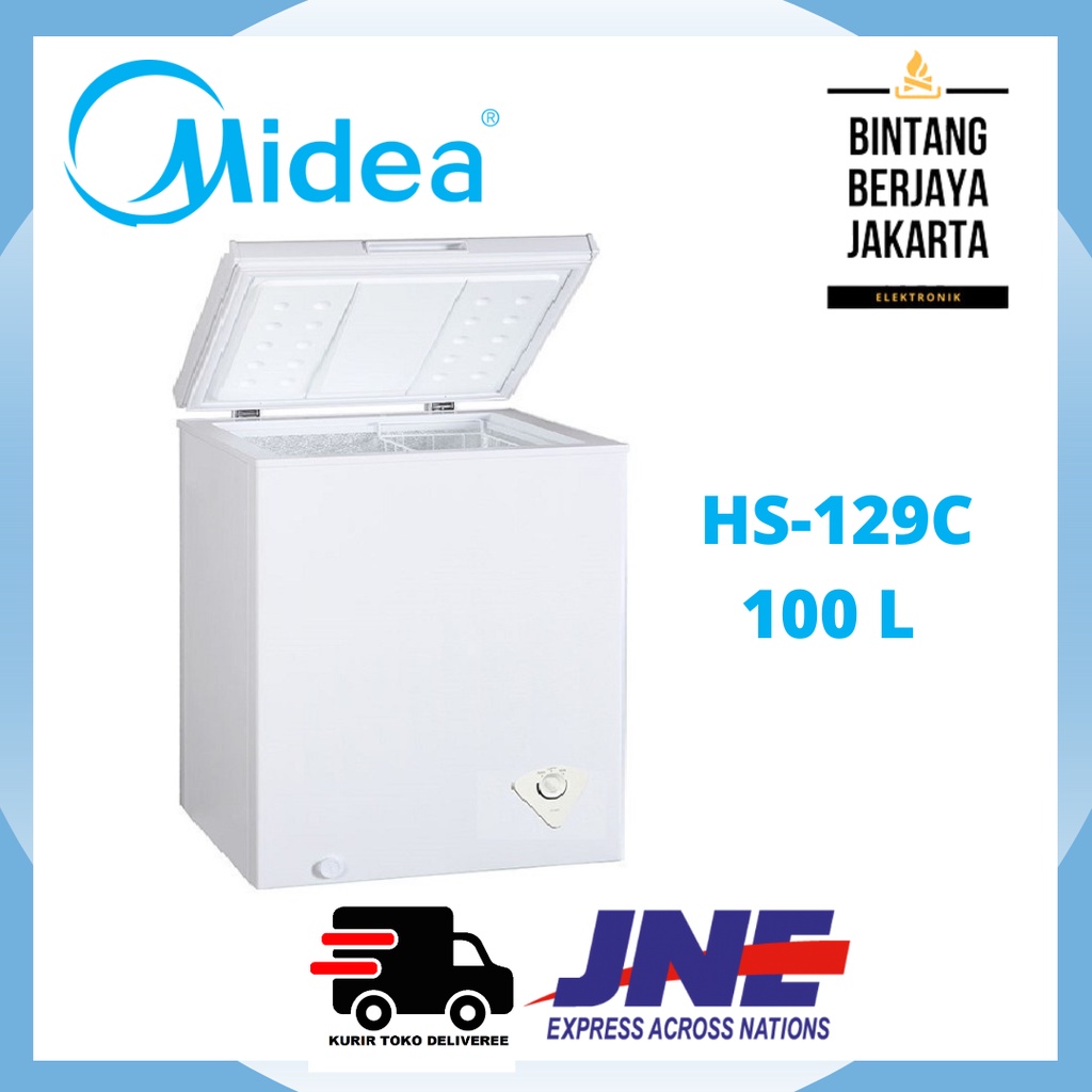 Jual MIDEA Chest Freezer HS129C 100 Liter / HS 129C Shopee Indonesia