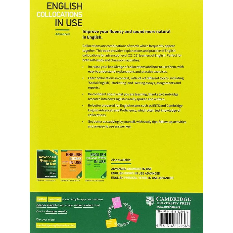 Jual Buku English Collocation In Use Advanced 2Nd Edition | Shopee ...