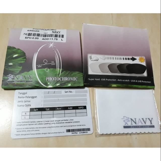 Jual Lensa progressive fhoto cromik navy lebih cepat berubah jadi hitam ...