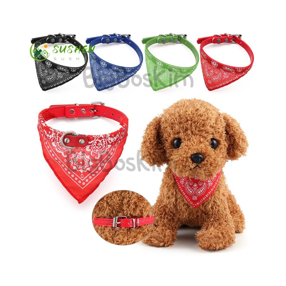 Jual Kalung Leher Anjing Kucing Adjustable Model Koboy Segitiga All