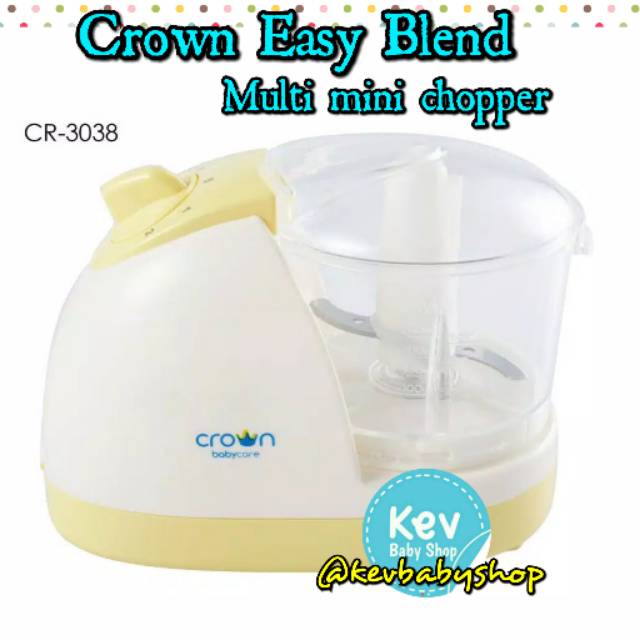 Jual CROWN EASY BLEND MULTI MINI CHOPPER | Shopee Indonesia