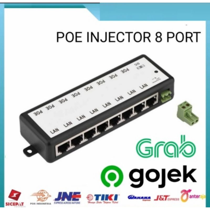 Jual POE Injector 8 port / poe injector 8 port | Shopee Indonesia