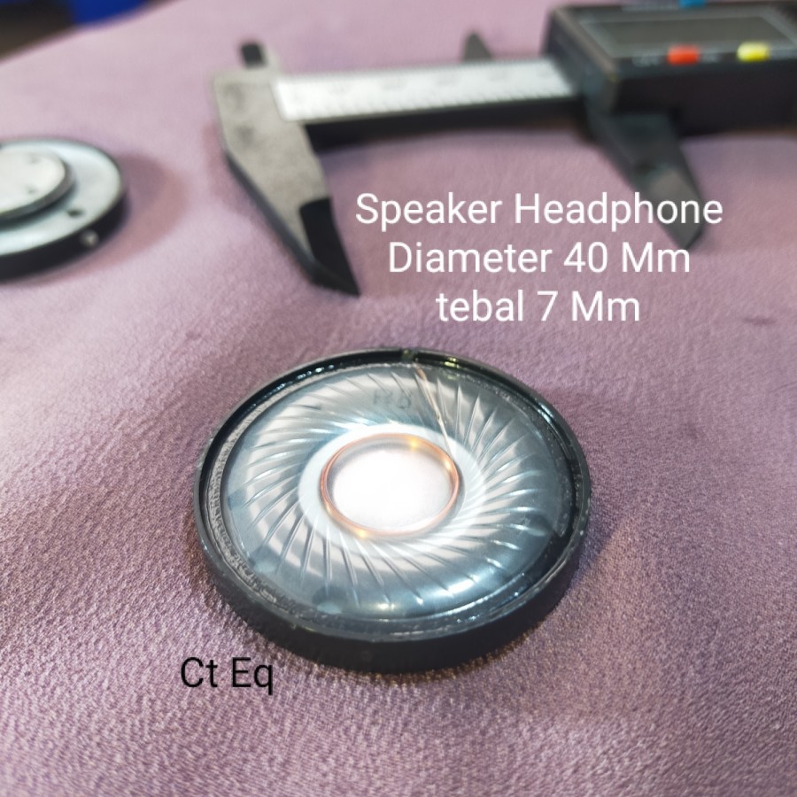 Jual Speaker Headphone diameter 40 Mm tebal 7 Mm Headphone Speaker ...