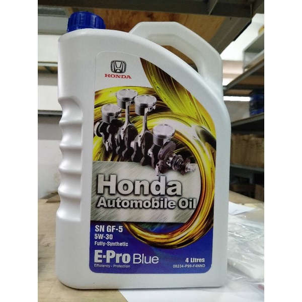 Jual OLI HONDA EPRO BLUE SAE 5w-30 isi 4Liter | Shopee Indonesia