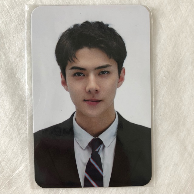 Jual EXO Sehun The Elyxion Dot Ticket Holder Official Photocard