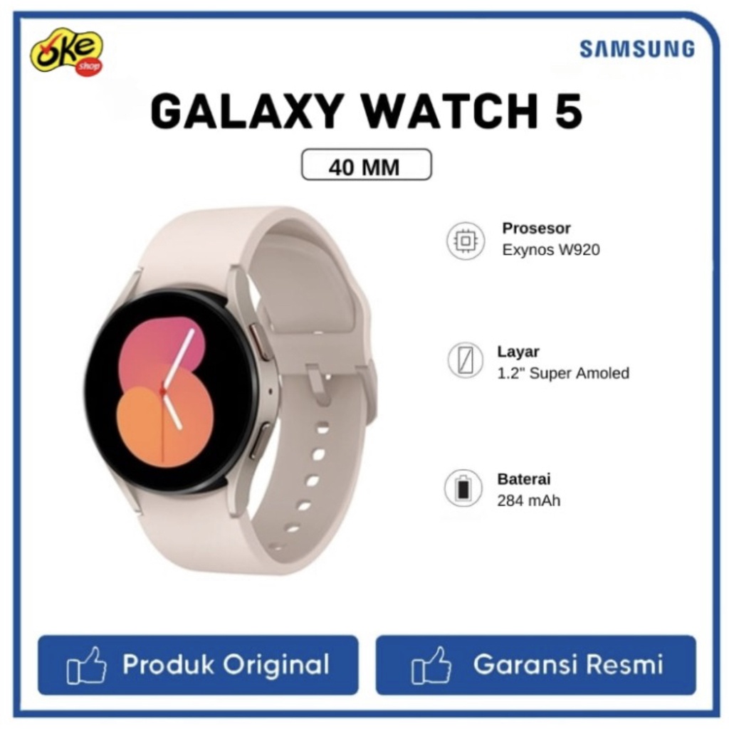 Jual Samsung Galaxy Watch 5 40mm Smartwatch | Shopee Indonesia
