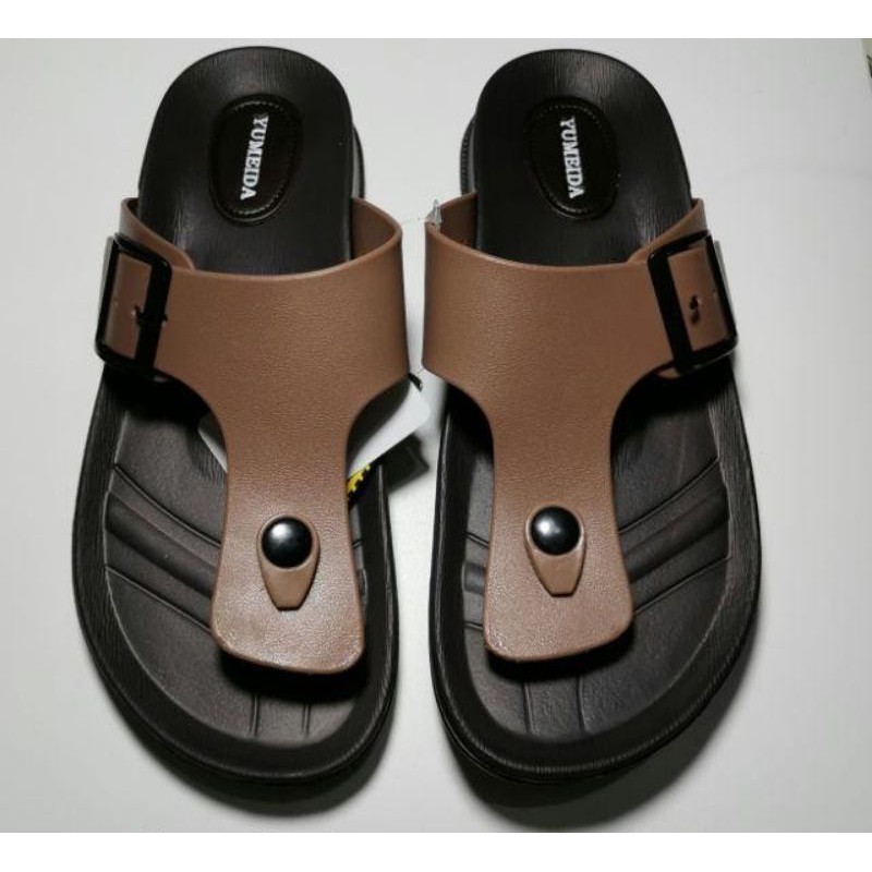 Jual Promo Sandal Selop Pria Ban Dua Tali Gesper Yumeida L Original Shopee