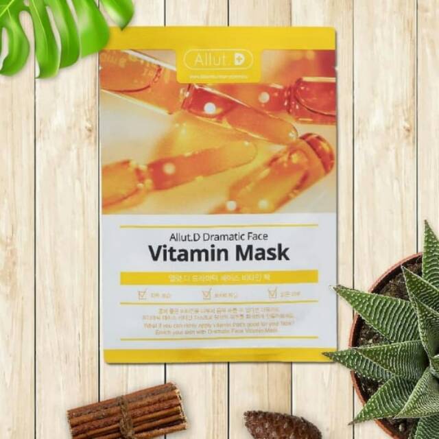 Jual MASKEE WAJAH DRAMATIC FACE VITAMIN MASK | Shopee Indonesia