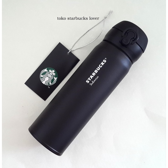 Jual Starbucks Tumbler Thermos Stainless Edisi khusus Indonesia Black