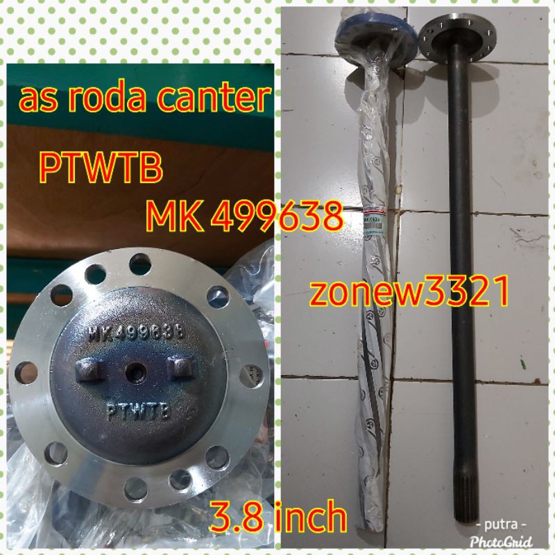 Jual stik as as roda belakang 3.8 inch PS 125 TURBO CANTER PTWTB ...