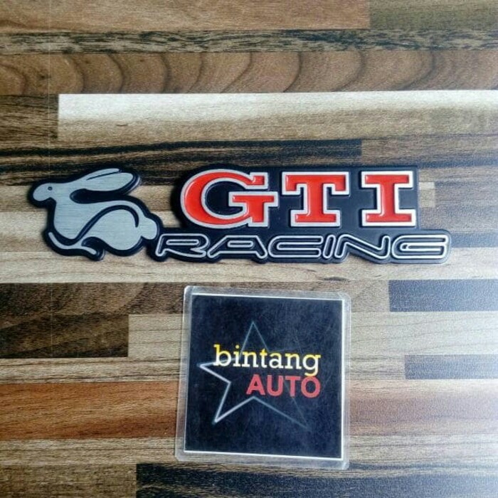 Jual Emblem Logo GTI Racing Warna Merah | Shopee Indonesia