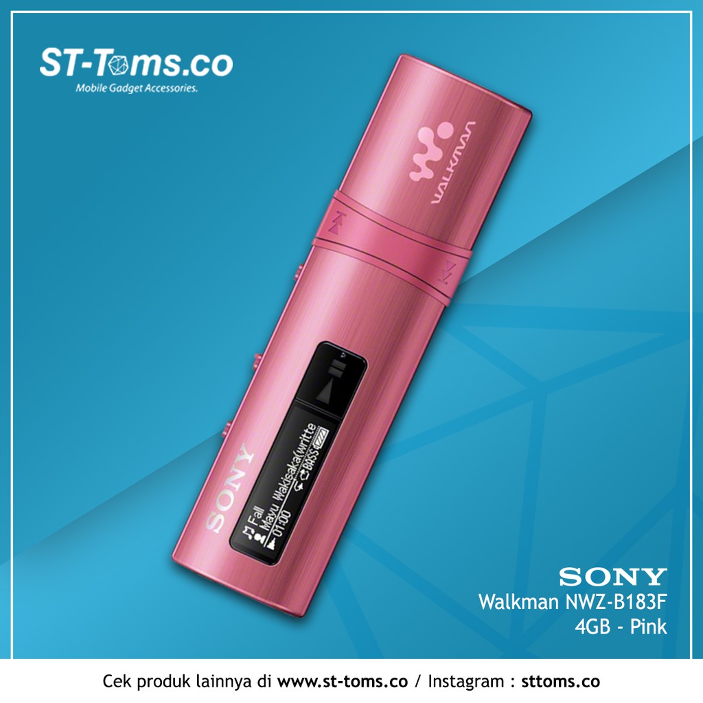 Jual Sony Walkman NWZ-B183F / NWZ B183F / B 183F 4GB - Pink | Shopee ...