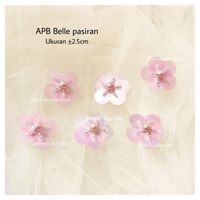 Jual Isi Pcs Ada Banyak Warna Apb Belle Pasiran Ungu Dusty Pink Aplikasi Masker Brokat