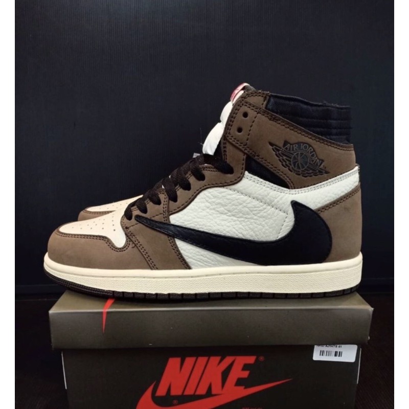 SEPATU NIKE AIR JORDAN 1 x TRAVIS SCOTT CACTUS JACK