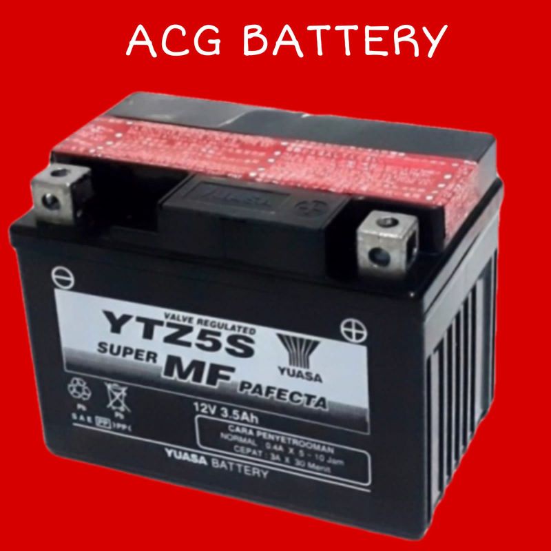 Jual YUASA BATTERY Aki motor GTZ5S/YTZ5S AKI MOTOR MIO J XEON SOUL GT