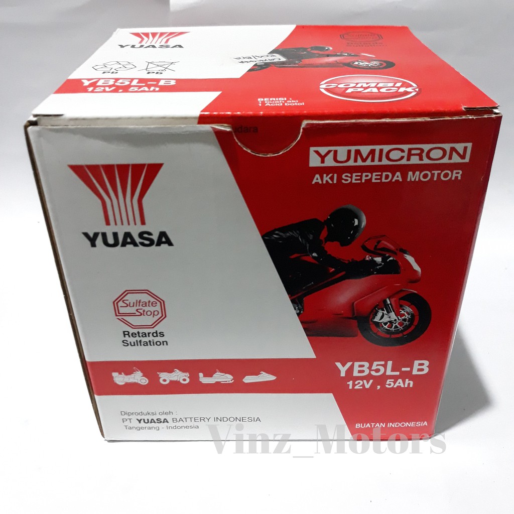 Jual AKI BASAH YUASA YAMAHA JUPITER MX 135 OLD / Z - MIO SPORTY - SUPRA