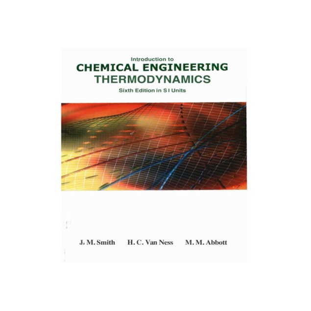 Jual BookChemical Engineering Thermodynamics SixthEdition | Shopee ...
