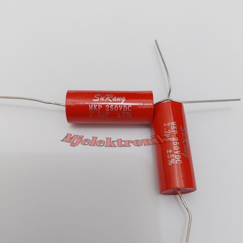 Jual Surang 225 Kapasitor 2,2uF 250V Tweteer surang Capasitor radial ...