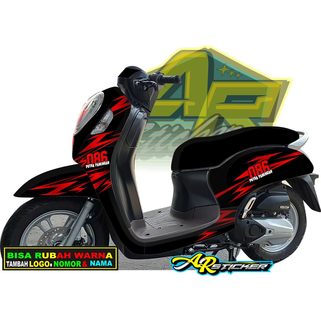 Jual Decal scoopy 2021 / STIKER SCOOPY 2021 / Decal Scoopy full body ...