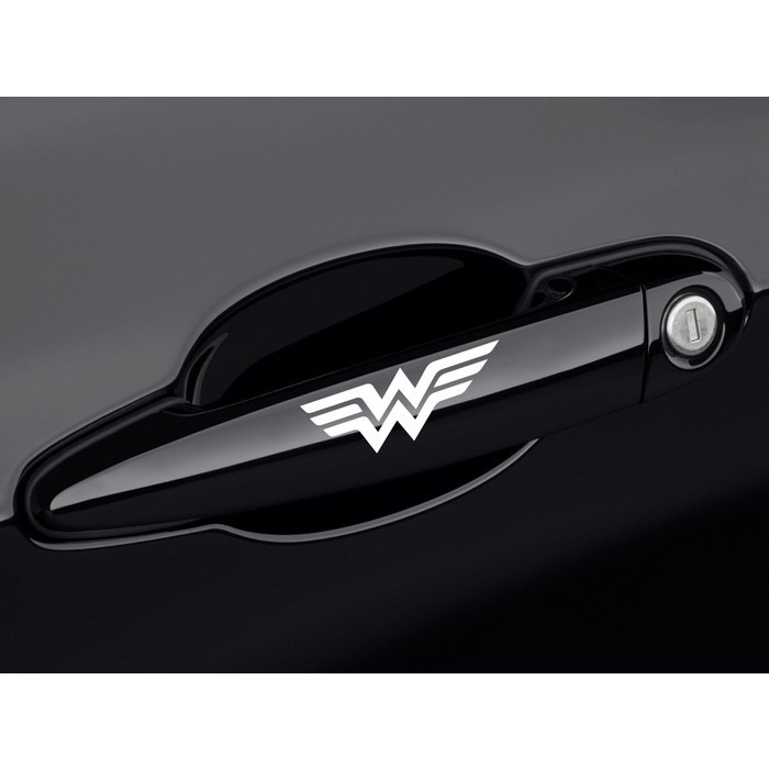 Jual Stiker Handle Pintu Mobil Super Hero Wonder Woman Car Sticker