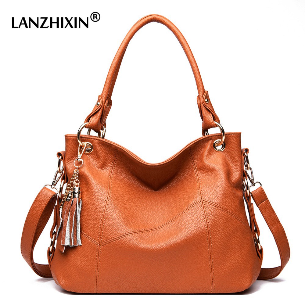 Jual Import Lanzhixin Women Messenger Bags Women Leather Handbags ...