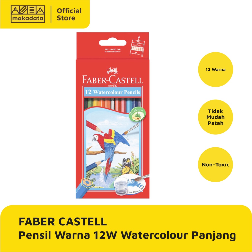 Jual Pensil Warna Faber Castell 12 Warna Watercolour Murah Shopee Indonesia 7947