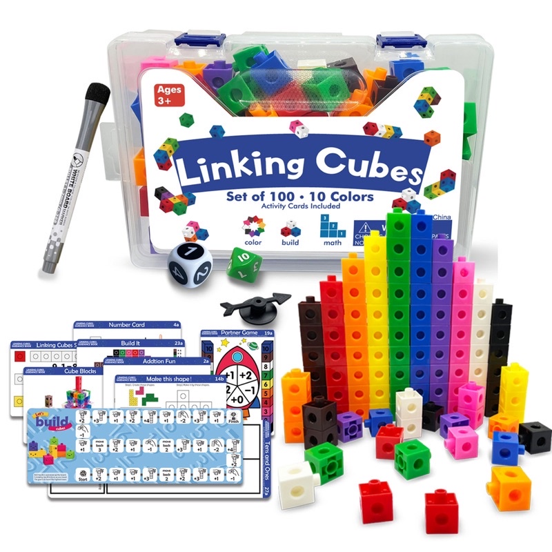 Jual PROMO MATH LINK CUBE LEARNING SET MAINAN EDUKASI ANAK | Shopee ...