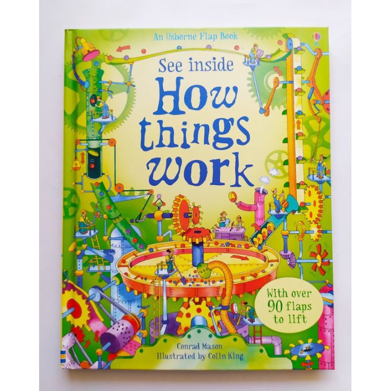 Jual Usborne Flap Book - See Inside How Things Work | Shopee Indonesia