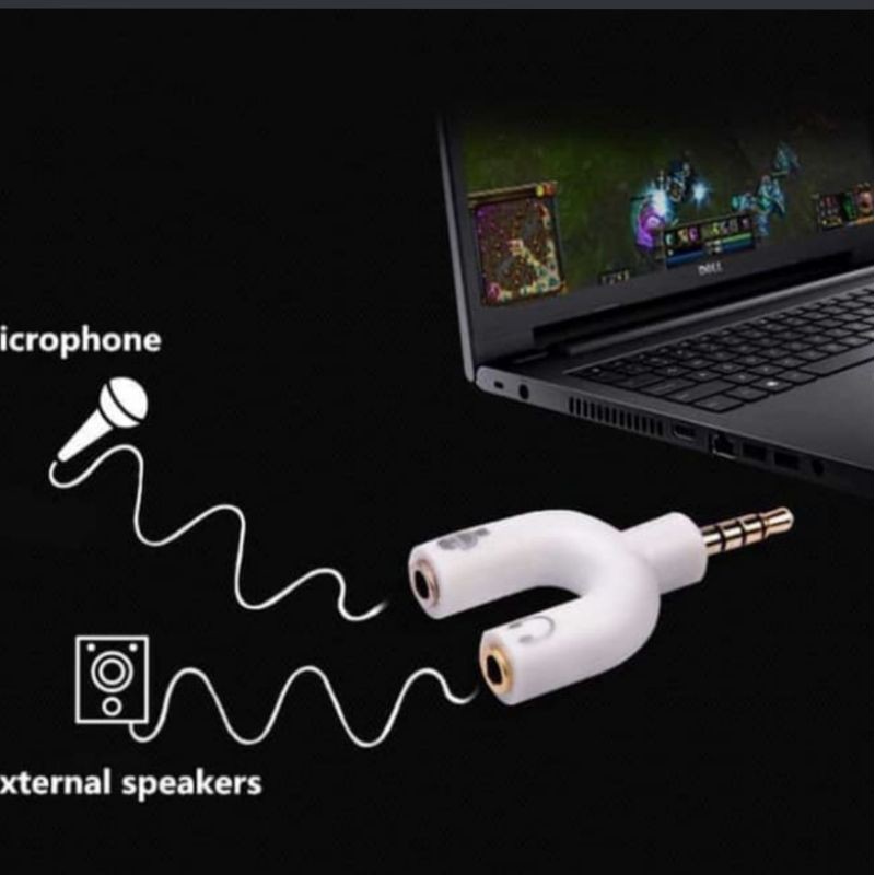 Jual MIKROPHONE CONVERTER MIKROPHONE CABANG Y SAMBUNGAN MICROPHONE ...