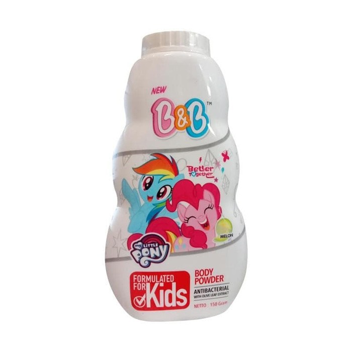 Jual B&B KIDS My Little Pony Antibacterial Body Powder [150 g] | Shopee ...