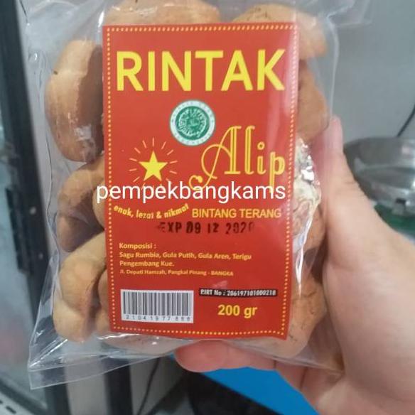 Jual Harga Spesial-- Kue Rintak Alip 200gr/kue bangka/makanan bangka ...