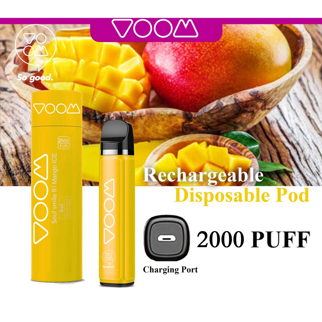 Jual [COD]Voom-Vape Liquids Pods Vapoor Elektrik Vapee Sekali Pakai ...