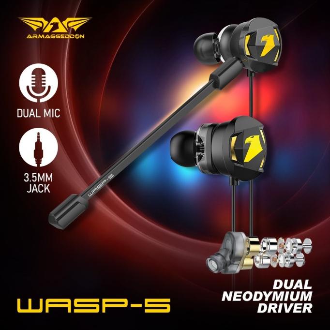 Armaggeddon wasp 5 online gaming earphones