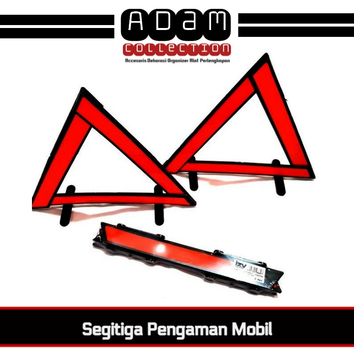 Jual Segitiga Pengaman Mobil Merk Izy Triangle Warning Sign Model