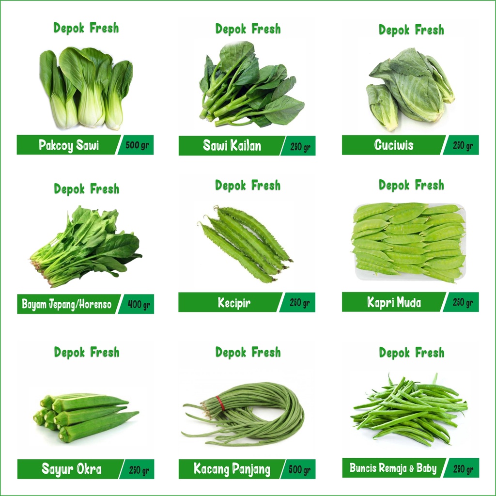 Jual Sayuran Sawi Pakcoy / Kailan / Cuciwis / Bayam Jepang Horenzo ...