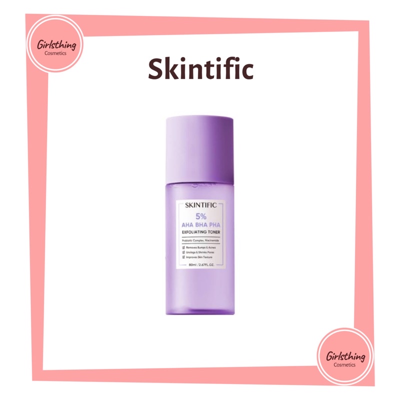 Jual Skintific 5% AHA BHA PHA Exfoliating Toner | Shopee Indonesia