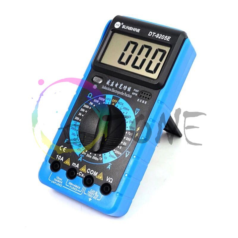 Jual MULTITESTER DIGITAL MULTIMETER AVOMETER DIGITAL SUNSHINE DT-9205E ...