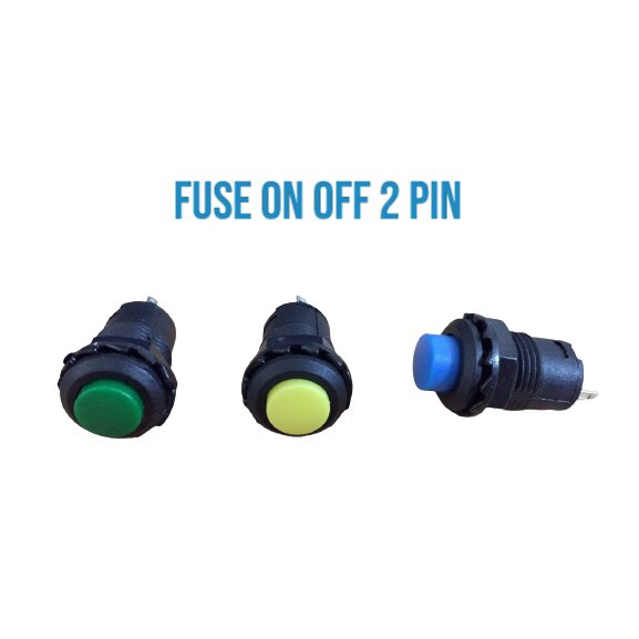 Jual SWITCH PUSH ON OFF 2 PIN SEDANG | Shopee Indonesia