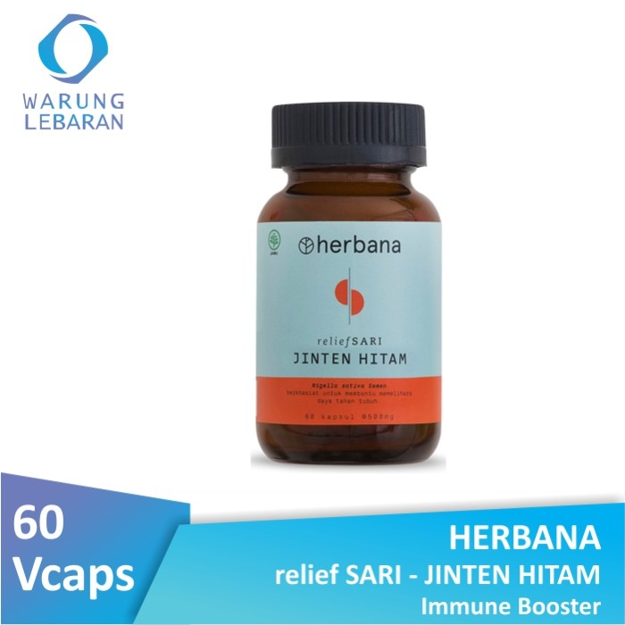 Jual Herbana Relief Sari Jinten Hitam Immune Booster (60 Vcaps