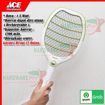 Jual Raket Nyamuk Insect killer Mosquito Killer Rechargeable Krisbow ...