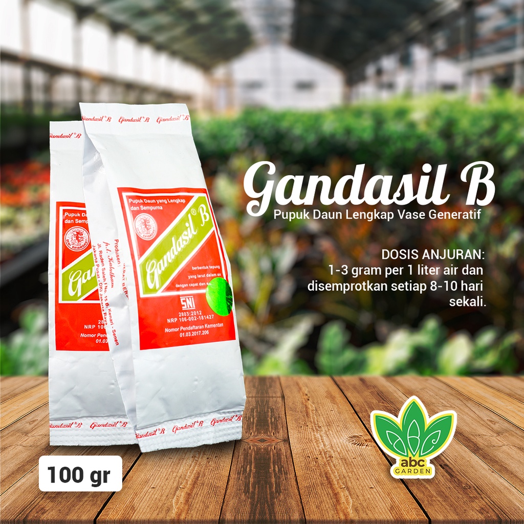 Jual [100gram] Gandasil B - Pupuk Daun Lengkap Fase Generatif | Shopee ...