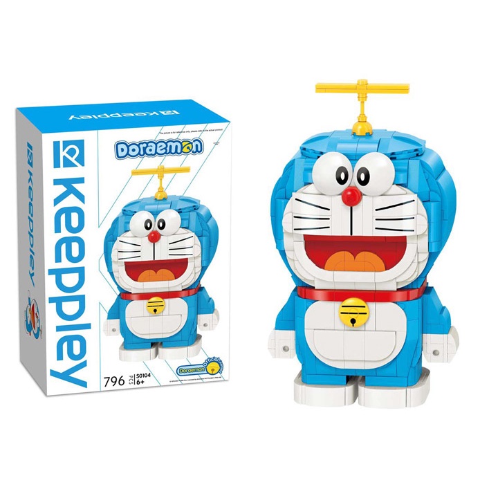 Jual Keeppley Doraemon Qman Building Blocks Toy Set 796 pieces | Shopee ...