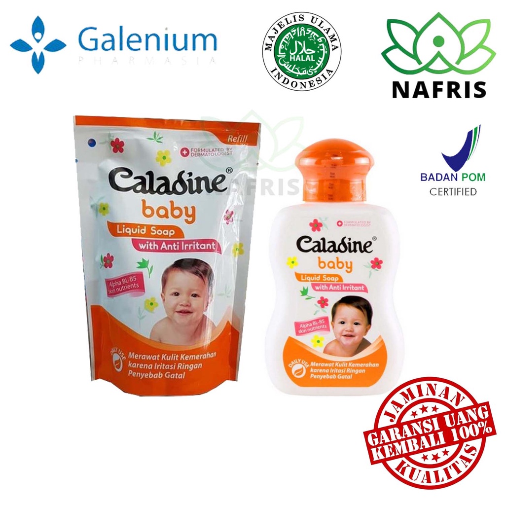 Jual ♥️Nafris♥️Caladine Baby Soap Refill Pouch 210 ml|Caladine Baby ...