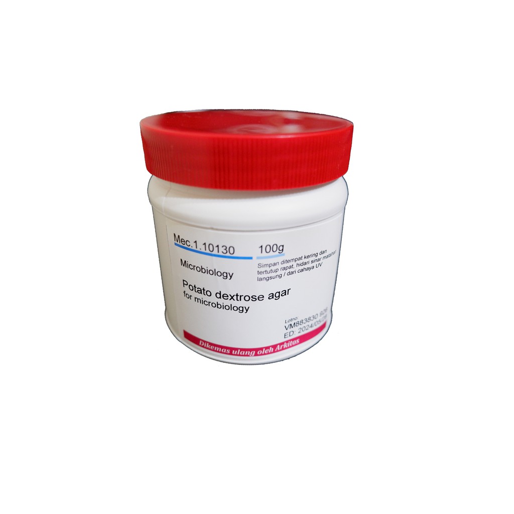 Jual Potato Dextrose agar | PDA 100g Merck 1.10130 mikrobiologi ...