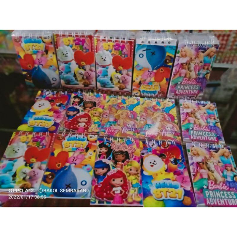 Jual BUKU DIARY KARAKTER MINI MURAH | Shopee Indonesia