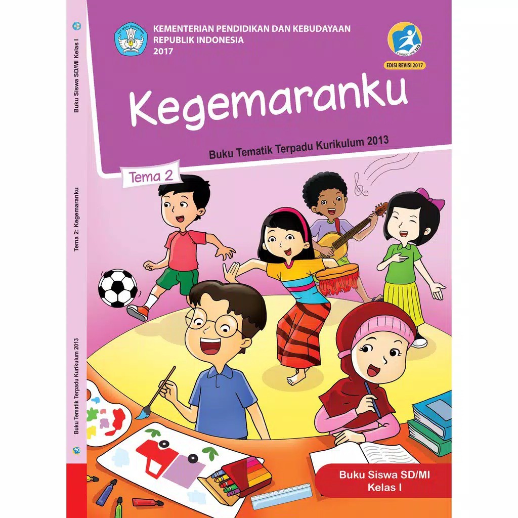 Jual Buku Tematik Tema 12345678 Kelas 1 SD/MI Semester 1 dan 2 ...