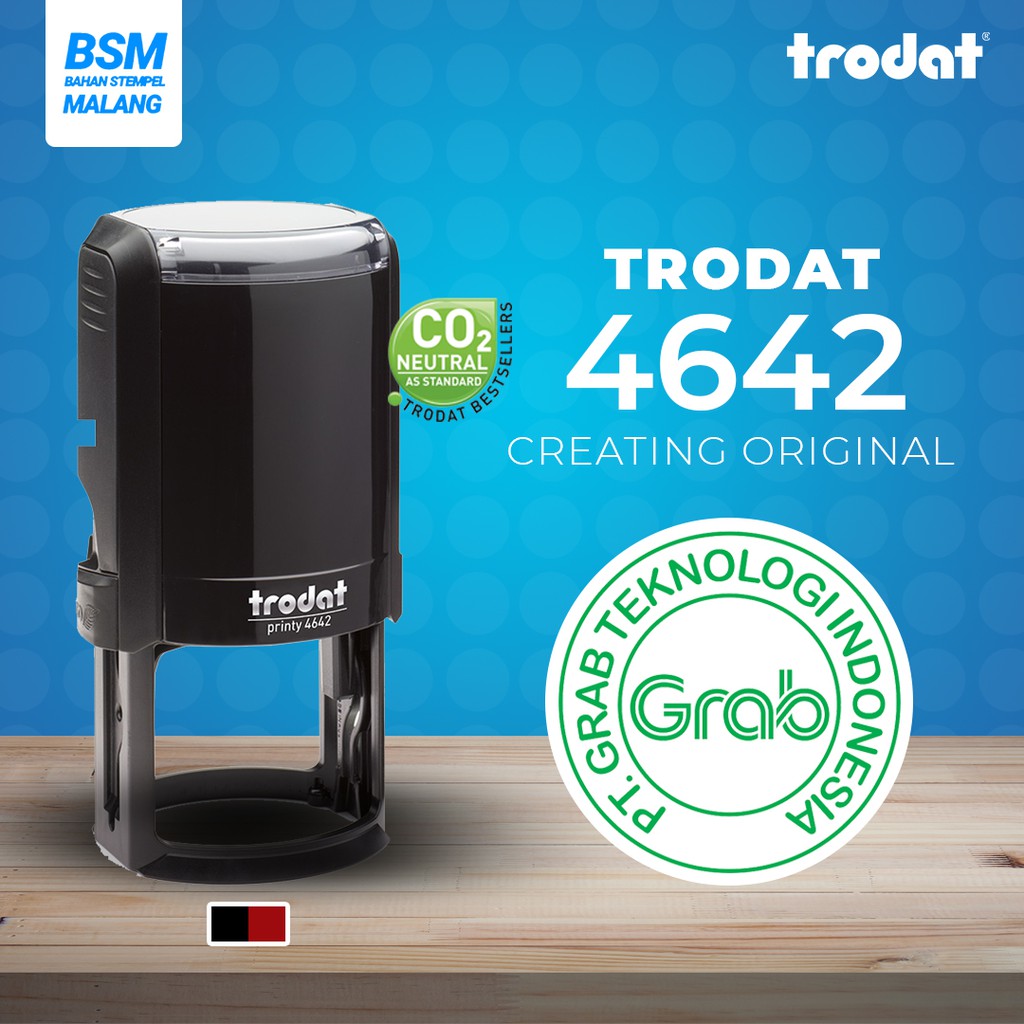 Jual Gagang Stempel Trodat 4642 - Ukuran Diameter 42 mm | Shopee Indonesia