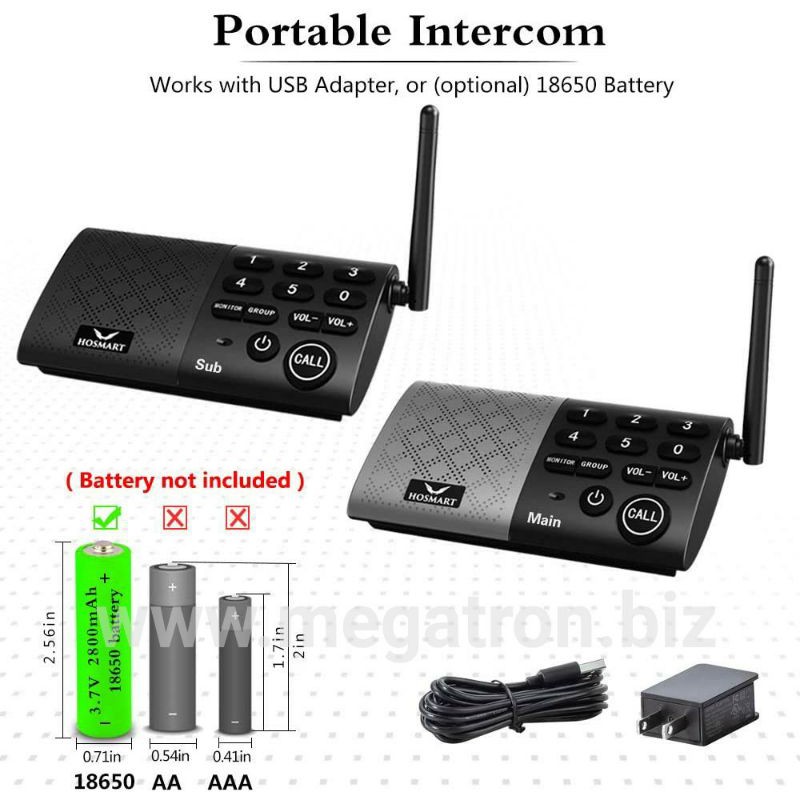 Jual Wireless Intercom (Tanpa Kabel) - Bicara 2 arah tanpa harus ...